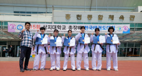 구미제일고 태권도부, 전국태권도 대회서 출전선수 전원 입상