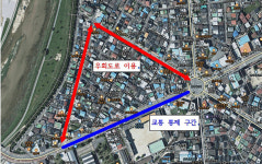 영주시, 남부초등학교 옆 보행육교 철거