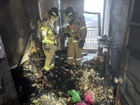 영주시 휴천동 아파트 화재…50대 남성 심정지 상태 병원 이송