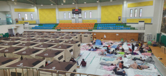[르포] 의성 안평면 신월리·이재민 대피소 의성실내체육관 가보니