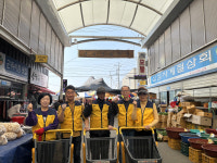 군위전통시장, 배달도우미부터 성금 기탁까지…상생하는 시장으로 주목