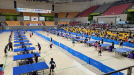 전국 1300명 탁구 동호인 상주로…제7회 명실상주배 전국동호인탁구대회 개막