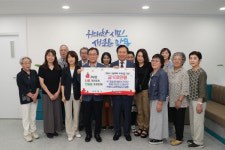 안동시, 자매도시 일본 사가에시서 산불 피해 성금 전달 받아