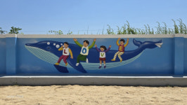 포항 죽천초, 아이들 꿈 담은 벽화로 학교 담장에 생명 불어넣다