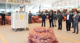 영천 신녕농협 마늘경매장 첫 경매 최고가 4380원…산지 기대감 고조