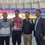 예천군청 조엘진, 전국체전 단거리 3관왕 등극