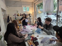 구미 금리단길에 뜬 보자기 아트…전통 담은 감성 공간 문 연다