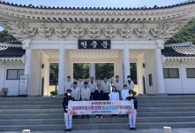 나라 위한 희생 잊지 않겠습니다…영천시시설관리공단, 호국원 묘역 정화 봉사활동