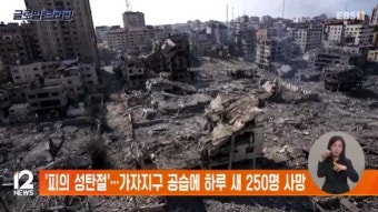 '피의 성탄절'…가자지구 공습에 하루 새 250명 사망