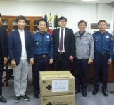 전주시약사회, 완산·덕진경찰서에 미세먼지마스크 전달