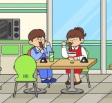 환한 불빛 꺼지지 않는 편의점서 식사는 잡쉈어?