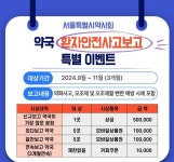 서울시약사회, 약국 환자안전사고보고 특별 이벤트 실시