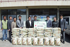 진로 대전지점, 한 잔의 사랑나눔 쌀 기증