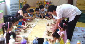 삼보초등학교, 유치원생 도자기 만들기체험