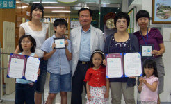 홍성 광천도서관, 상반기 책 읽는 가족 선정