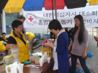 사랑의 일일 장터식당 운영