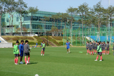 천안축구센터 국가대표 훈련장 부상