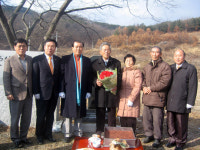 최인갑 청양 놋점경로당 전회장 공덕비 제막