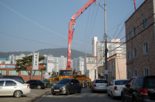 공사차량, 출근시간대 도로점용 눈살