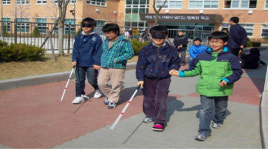 서산동문초, 전교생 장애체험교육