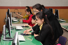 다문화가정 컴퓨터 교실 운영