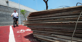 자전거도로 ‘위험천만’