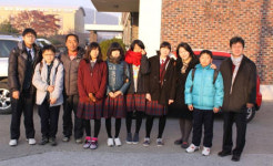 서산 대철중 교사, 학생 등교봉사 눈길