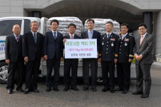 공주회, 불우이웃 돕기 쌀 100포대 기탁