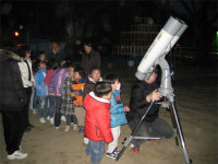 공주 덕암초, 이동천체관 별축제 성황