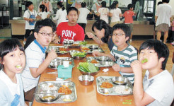 공주 태봉초, 유기농 쌈 채소 재배