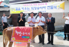 “희망송아지로 부농 꿈 키우세요”