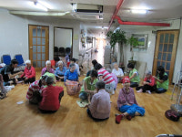 어르신 손발마사지 봉사