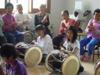 공주 구산초, 동해리 노인정 위문공연