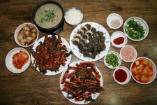 속이 꽉 찬 막창 순대 영양 만점