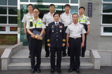 충남경찰청, 노인생명 구한 경찰관 표창