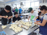 공주정명학교 학생 제과제빵 실습