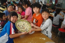 옥산초 치즈만들기 체험 재밌어요