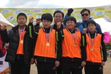 전국 플라잉디스크 윷놀이 대회  공주 덕암초 남녀 동반우승