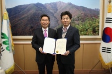 계룡시 - 계룡고 학교숲 조성 협약