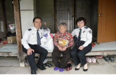 계룡파출소, 홀몸노인 돌보기 앞장