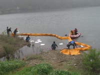 청양농어촌公 매산저수지 녹조방제 훈련
