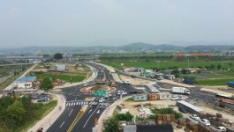 홍성 들어오는 길목, 회전교차로로 말끔하게 개통