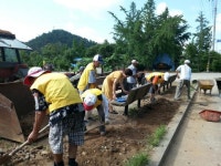청라면 장현1리 한마음 노인자원봉사클럽, 무더위에도 봉사활동 구슬땀