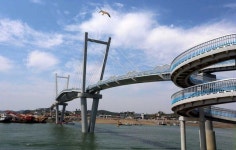 태안 백사장항-드르니항 인도교 내달 13일 개통… 관광 활성화 기대