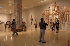 천안 예술의 전당 미술관, 나무의 숨결 전 시민 발길