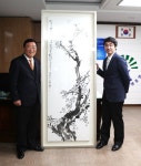 [홍성]충남미술대전 문인화 대상 이정식 화백, 수상작 홍성군에 기증(사진있음)