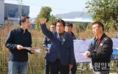 백군기 용인시장 고속도로 개설 따른 피해 대책 강구하라