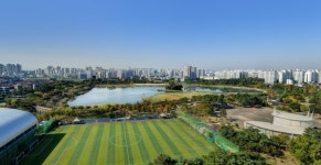 수원 서호 .일왕저수지→축만제. 만석거로 60년 만에 이름 되찾았다