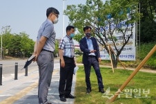 권찬호 팔달구청장, 관내 주요도로 공사현장 점검