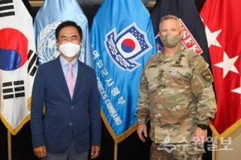 정장선 평택시장, 신임 주한미군사령관과 협력방안 논의
